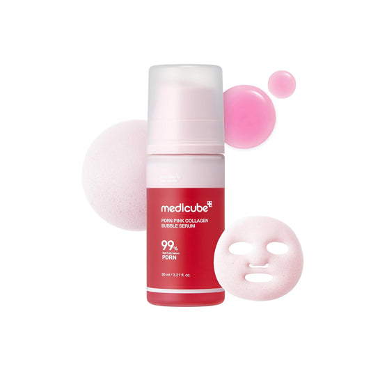 MEDICUBE - PDRN PINK COLLAGEN BUBBLE SERUM 95ml (SUERO DE COLAGENO EN ESPUMA)