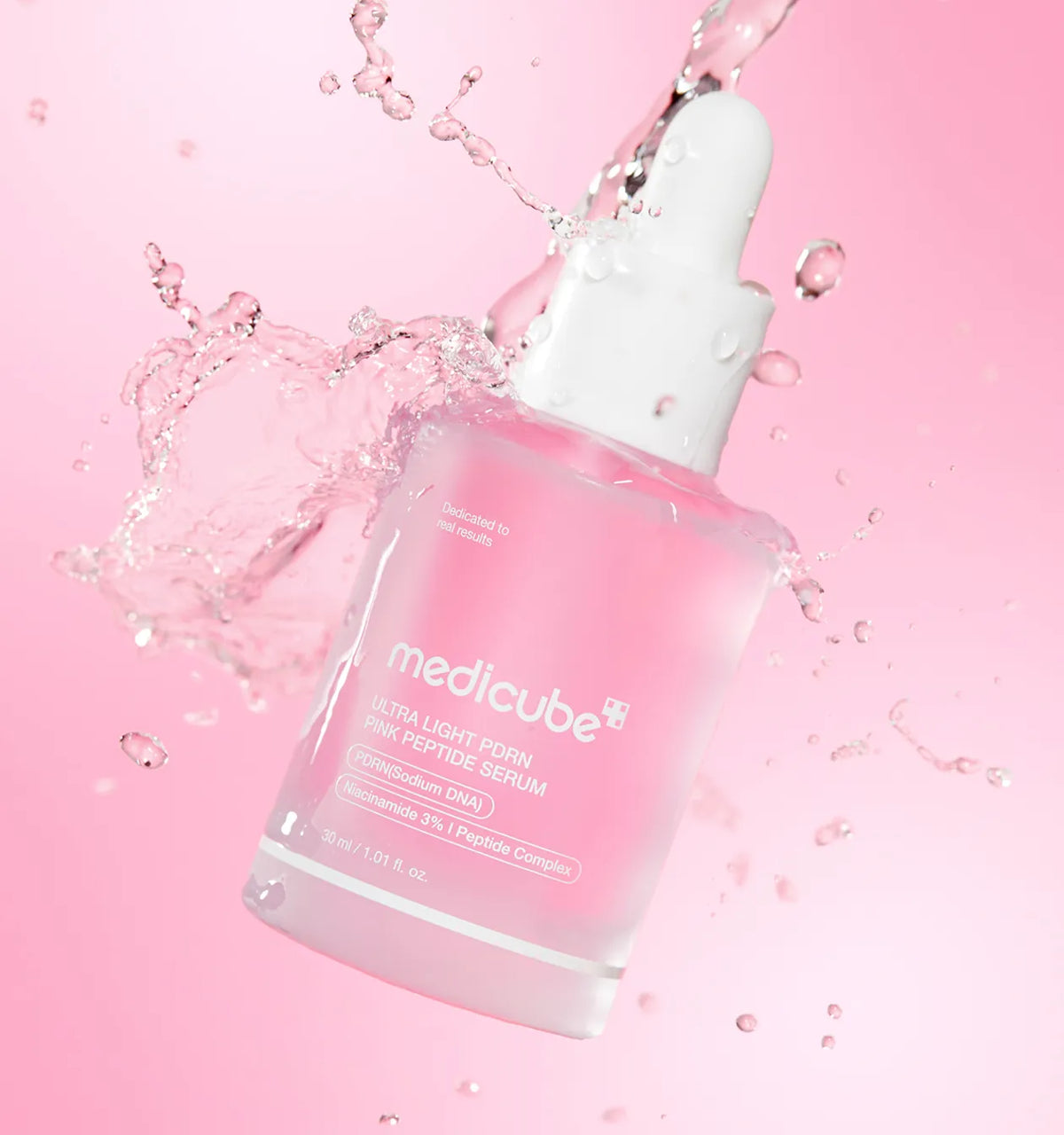 Medicube - PDRN PINK PEPTIDE SERUM ULTRA LIGHT 30ml (Suero con PDRN de salmon y peptidos)
