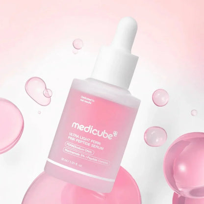 Medicube - PDRN PINK PEPTIDE SERUM ULTRA LIGHT 30ml (Suero con PDRN de salmon y peptidos)