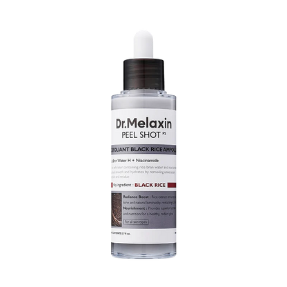Dr. Melaxin - PEEL SHOT EXFOLIATING BLACK RICE AMPOULE 80ml