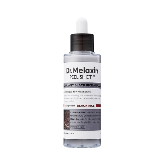 Dr. Melaxin - PEEL SHOT EXFOLIATING BLACK RICE AMPOULE 80ml