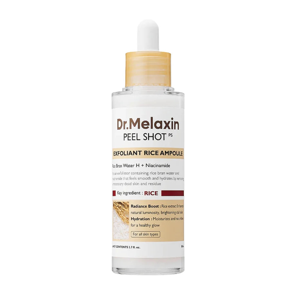 Dr.Melaxin - PEEL SHOT EXFOLIATING WHITE RICE AMPOULE 80ml
