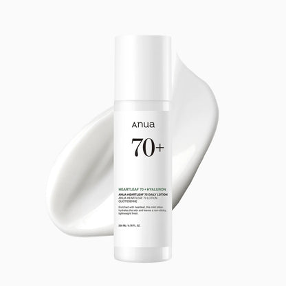 ANUA - HEARTLEAF 70 DAILY LOTION 200ml (CREMA DE USO DIARIO CON ESTRACTO DE HOUTTUYNIA CORDATA)