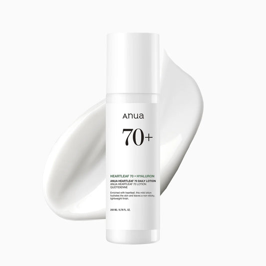 ANUA - HEARTLEAF 70 DAILY LOTION 200ml (CREMA DE USO DIARIO CON ESTRACTO DE HOUTTUYNIA CORDATA)