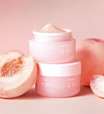 ANUA - PEACH 77 NIACIN ENRICHED CREAM 50ml (CREMA CON EXTRACTO DE MELOCOTON, NIACINAMIDA Y COLAGENO)