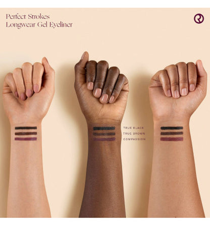 Rare Beauty Perfect Strokes Longwear & Waterproof Gel Eyeliner (DELINEADOR EN GEL)-True Black
