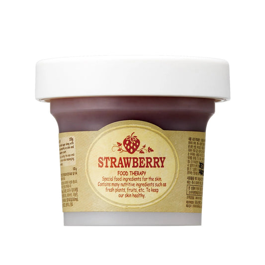 SKINFOOD - Black Sugar Strawberry Mask Wash Off 100g (MASCARILLA ENJUAGABLE DE AUCAR ORGANICA Y FRESA)