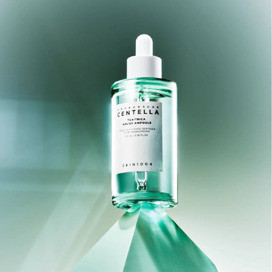 Skin1004 - Madagascar Centella Tea-Trica Relief Ampoule 100ml (AMPOLLA CON EXTRACTO DE CENTELLA ASIATICA Y ARBOL DE TE)