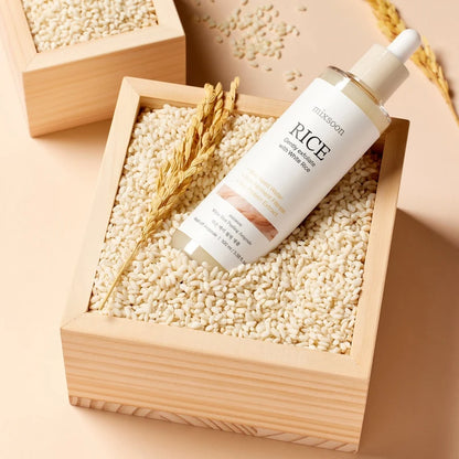 Mixsoon - White Rice Peeling Ampoule 100ml (Ampolla exfoliante enriquecida conarroz clanco)