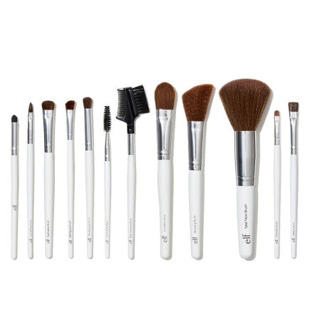 e.l.f - Set de 12 Brochas de Maquillaje Profesional